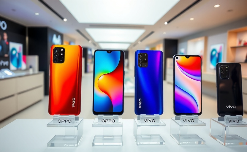 Oppo and Vivo smartphones